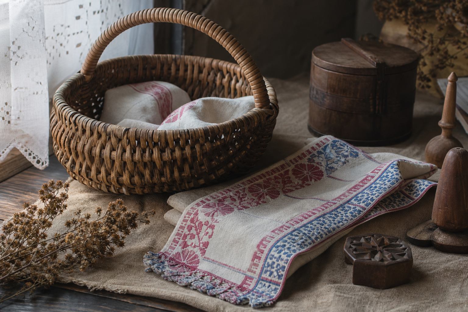 Handwerk und Textil der Niederlausitz als Stillleben